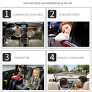 2pcs Interior Decor Car Air Freshener Perfume Vent Clip Sunflower Shape Styling