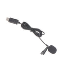 USB Jack Plug Mini Lapel Tie Lavalier Metal Clip-on Condenser Microphone Mic  Gw