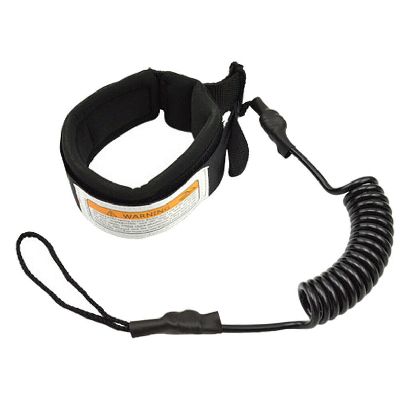 5ft Wrapped Surfboard Leash. Paddle Leash. Secure Ankle Wrist Leash