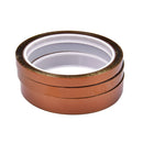 3pcs Roll Kapton Tape High Temperature Heat Resistant for Masking Soldering