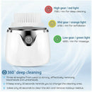 Facial Cleansing Brush,Ipx6 Waterproof Wireless Charging Face Cleaning Brus