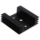 2Pcs 45x45x14mm TO3 Transistor Heat Sinks TO-3 Black Amuminum  BX