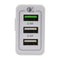 QC3.0 Quick Charging 3 USB Port 9/12V 2.A US Plug Smart Phone Charger Hub