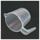 5X(500ml Home Lab Measuring Jug Pitcher Plastic Handle Pour Spout ContainerK9R9)