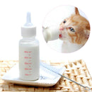 50cc Pet Puppy Kitten Milk Nursing Care Feeding Bottle Brush Nipple Replace Kit