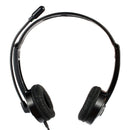 With Microphone USB Headphone Phone PC Audio Control Call Center 3.5mm Jack