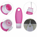 Portable Travel Silicone Emulsion Points Bottling Shower Shampoo Cosmetic A