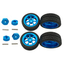 Tires Wheels &Hex Nut for 1/18 Wltoys A959 A969 A949 A979 K929