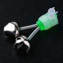 10pcs Twin Bell Fishing Bite Alarms Outdoor Night Fishing Rod Tip Clips