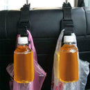 1Pcs Storage Plastic Car Back Seat Bag Handbag Hooks Headrest Hanger T6C7