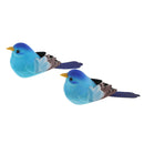 2pcs Mini Artificial Foam Birds Home Garden Decorative Ornament