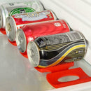 2pcs Folding Wine Bottle Rack Beer Holder Silicone Pad Save Space Organizer