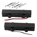 1 Set 5 Strings Electric Bass Pickup Neck Bridge, with Mounting Screws