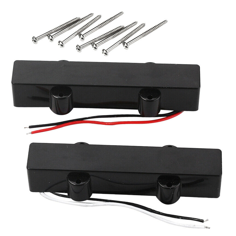 1 Set 5 Strings Electric Bass Pickup Neck Bridge, with Mounting Screws