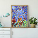 5D DIY Special Shaped Diamond Painting Tree Cross Stitch Mosaic Craft Kits