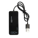 3 Port Usb 2.0 Hub External 7.1Ch Sound Card Headset Microphone Adapter For Z3I9