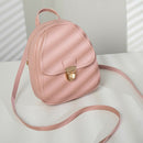 Fashion Backpack Multi-Function Small Backpack Women Pu Leather Shoulder Ha