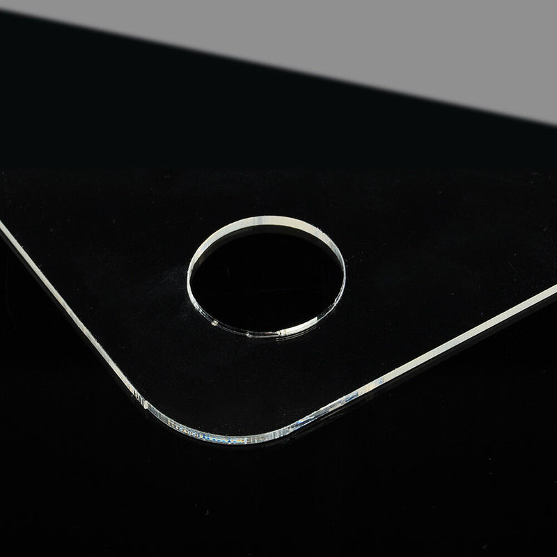 Cosmetic Acrylic Makeup Nail Eye Shadow Mixing Palette Stainless Spatula Tool