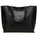 Large PU Leather Woman Handbag, Tote Bag Shoulder Crossbody Single Shoulder S6E9