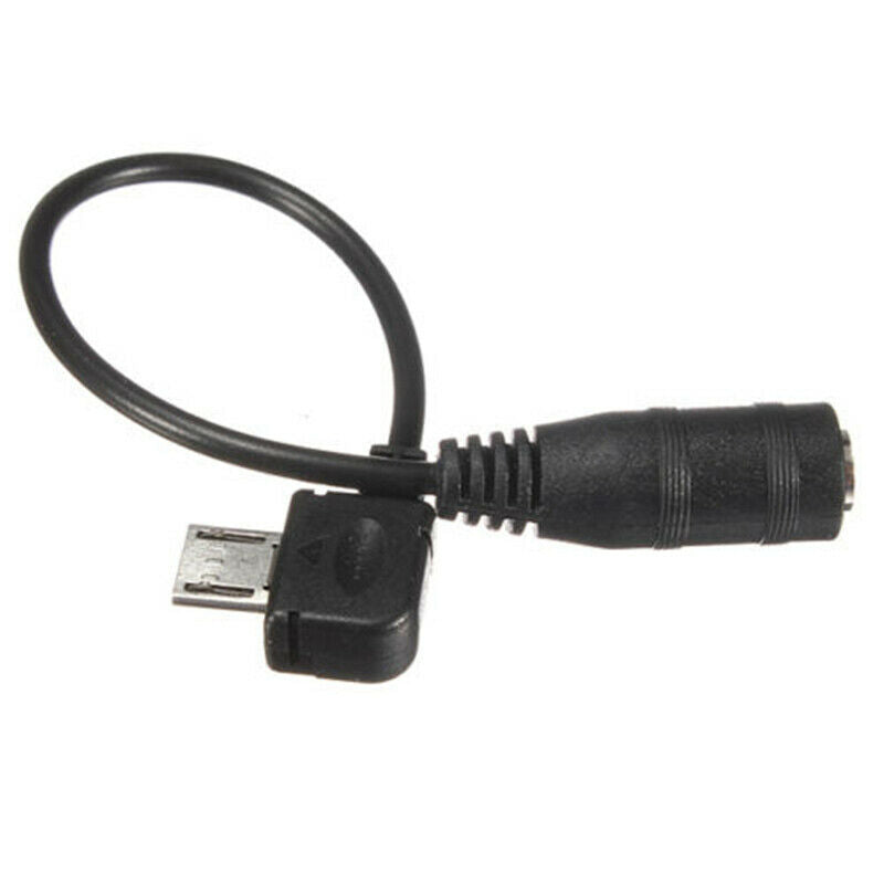 Micro USB Jack to 3.5mm Earphone Headset Adapter Audio-Cable Cord Lead New x 1
