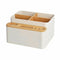 Simple Japan Style Detachable Desktop Storage Box For Remote Control Mobile T1A2