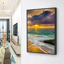 Full Drill Diamond Painting DIY Novelty Seaside Rhinestone Picture (WT017)