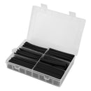 130pcs Set Polyolefin Assorted Heat Shrink Tube Insulated Tubing Set Black