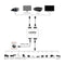 Hdmi Splitter 1 in 2 Out-Ultra Hd 4K 4 Port Hdmi Adapter for Fire Stick/App P6L5