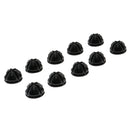 10 pcs   Black Plastic Grid Cube Organizer Connectors for wire storage cubes