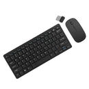 Wireless 2.4G 77 Keys Business Keyboard 1600DPI Silent Optical Mouse Combo