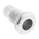 316 Stainless Steel Boat Thru Hull Fitting 1" Hose Barb Marine Hardware