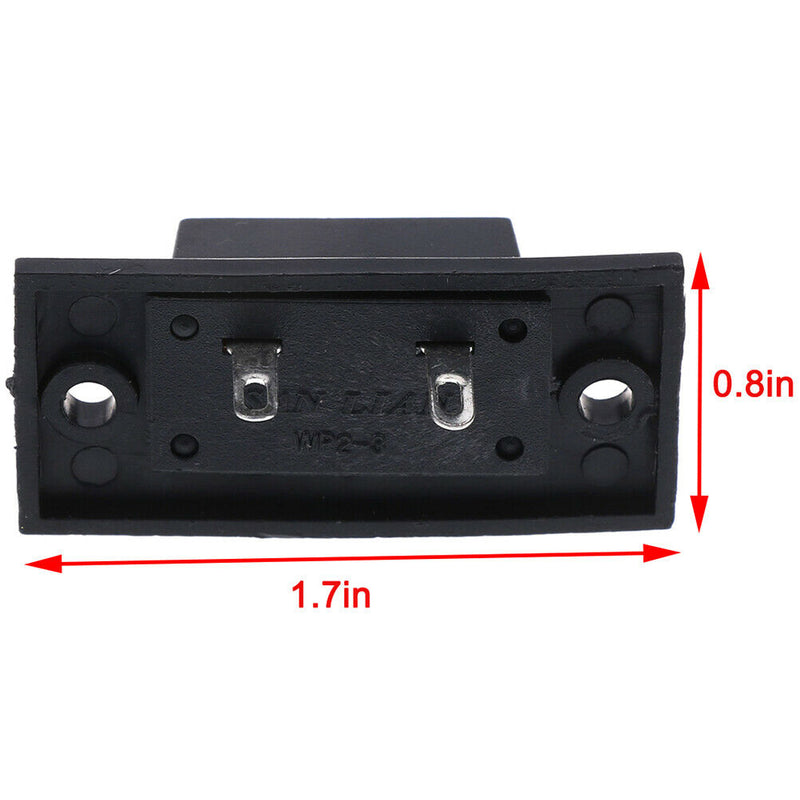 2Pcs 2 Positions Connector Terminal Push in Audio Speaker Terminals Cy
