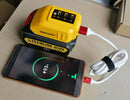1X(Usb Converter Charger For 14.4V 18V 20V Li-Ion Battery Converter Dcb090