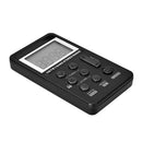 Portable Dual Band AM/FM Pocket Radio Digital Display Mini Radio (Black) A