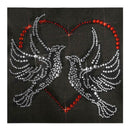 5D DIY Fluorescent Diamond Painting Pigeon Cross Stitch Embroidery Mosaic