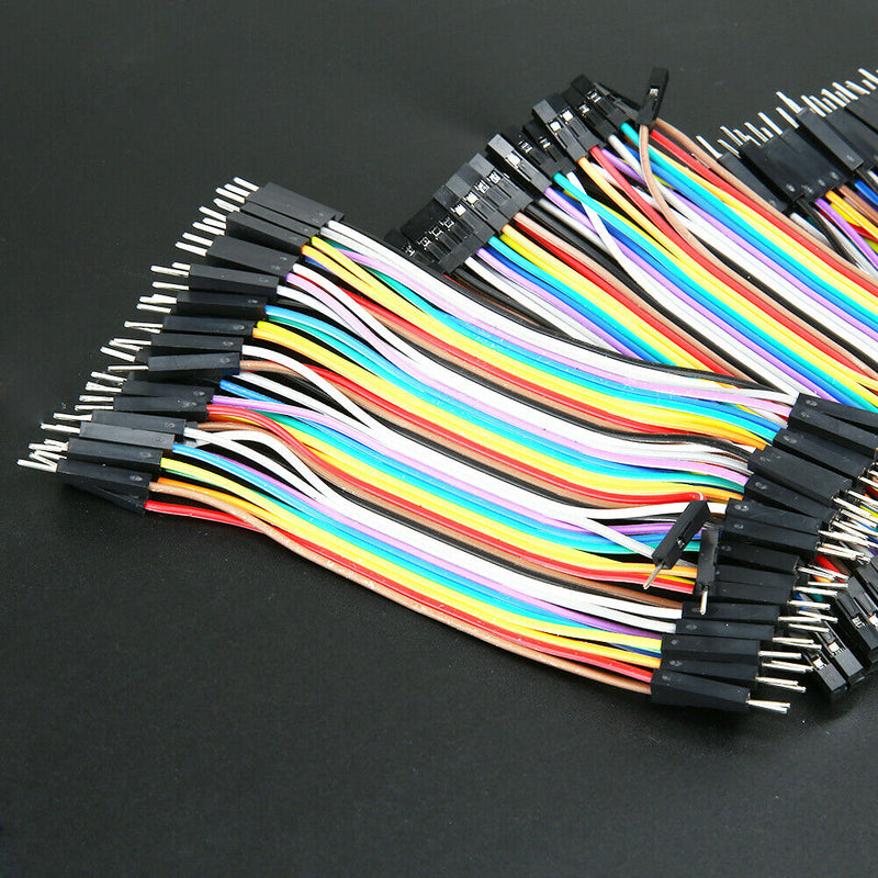 120pcs  Color Ribbon Line Breadboard Dupont Cable Jump 10cm Jumper Wire