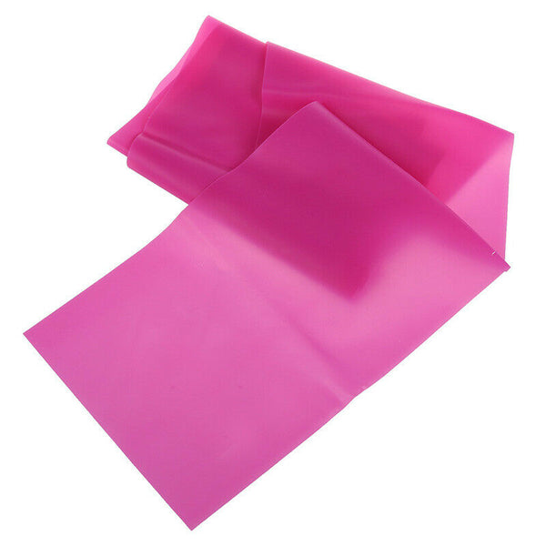 1.5m Yoga Pilates Rubber Stretch Resistance Exercise Fitness Band T8M7