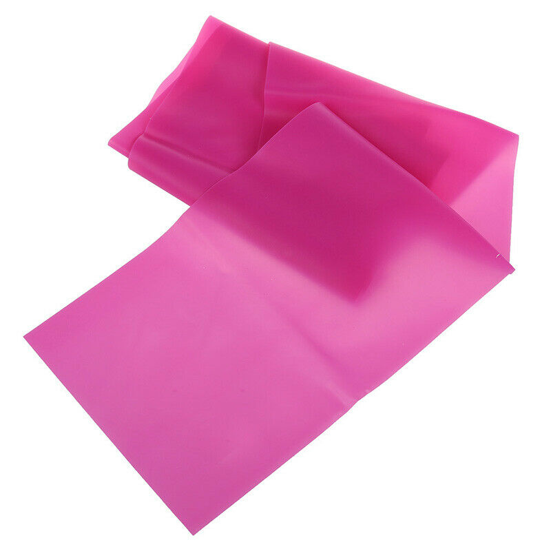 1.5m Yoga Pilates Rubber Stretch Resistance Exercise Fitness Band T8M7