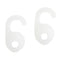 Replacement Silicone Earbuds EarTips Eargel For Jabra Headset White