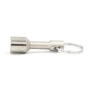 Super strong metal neodymium magnet keychain split ring pocket keyring holder LJ