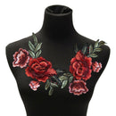 Rose Flowers Patch Floral Embroidered Applique Patches Sew on For DIY ~ï¼ˆ