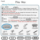 Musical Mat Keyboard Piano Play Mat With 10 Touch-Keys & 10 Melody & 8 Musi Z3F8