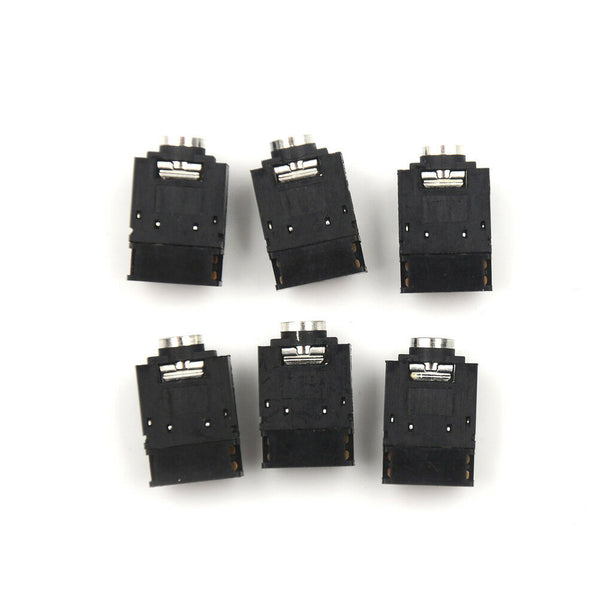 5X  PJ-307 3.5mm Stereo Audio Jack Socket 3.5 Dual Track Headphone Connector  Z