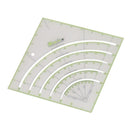 8 inch Arcs Fan Quilt Circle Cutter Ruler Patchwork Ruler Sewing Craft Tools Gw