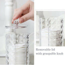 Cosmetic Makeup Pads Storage Holder Cotton Pads Dispenser Table Organizer