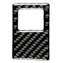 Carbon Fiber Double Flash Light Emergency Light Button Frame Cover Trim For