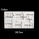 Christmas Gingerbread House Silicone Mold Cake Decorating Tools Xmas Sugarcraft-