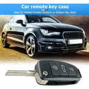 Car Remote Key Shell 3 Button Flip Folding Key Case Blank for Audi A3 A4 A6 A