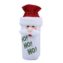 1 pcs Cartoon Santa Wine Bottle Cover Bag Christmas Dinner Xmas Table Decor H5P2