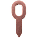 50Pcs Copper Plated Oval Dent Puller Rings Car Body Paintless Lifter Puller S5X5